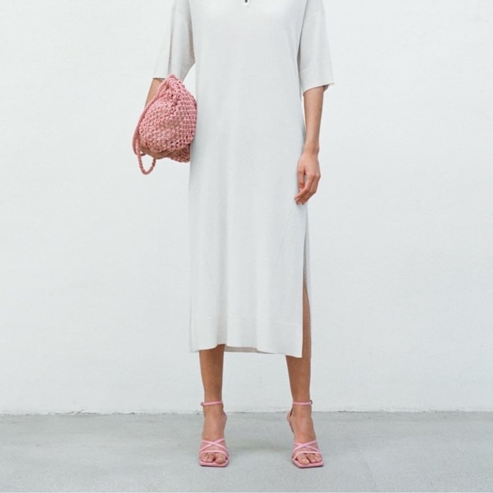 Zara Pink Strappy Women's Sandals - Picture 10 of 10
